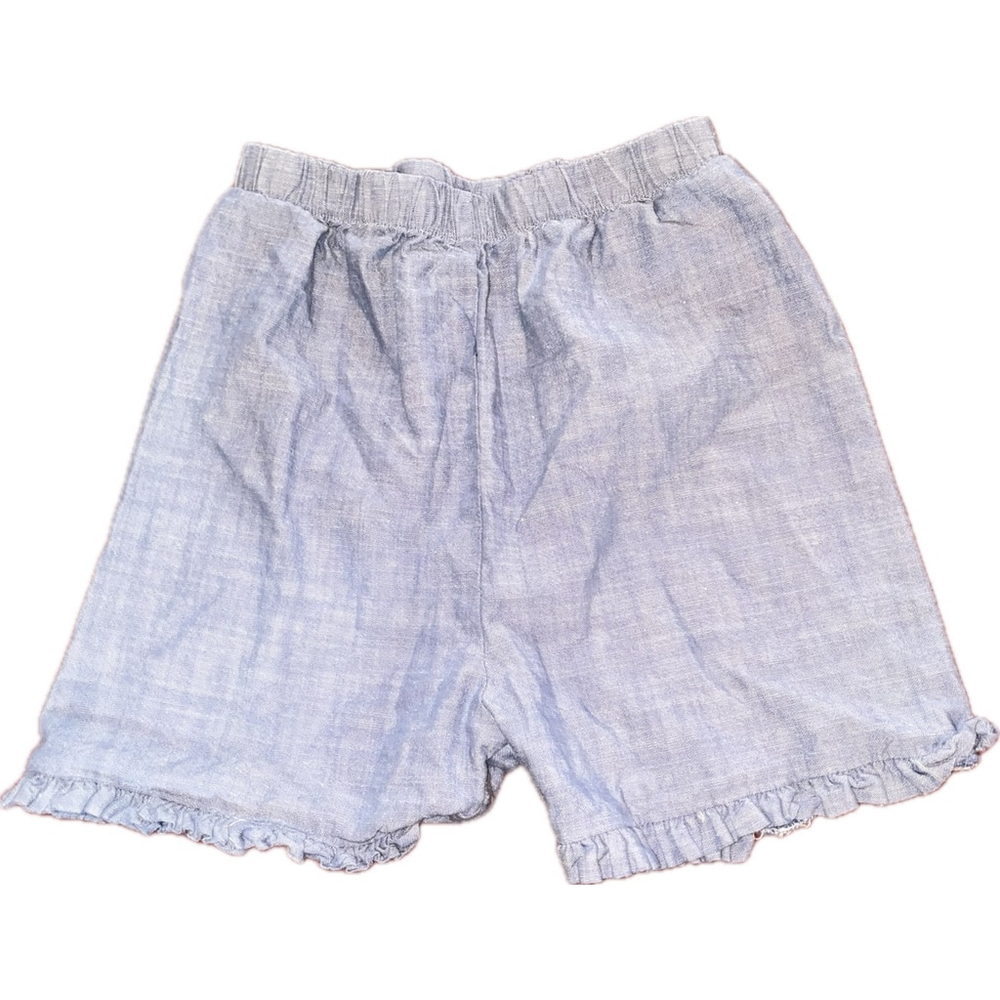 Girls Bonnie Jean Shorts Blue with ruffle hem. Size 6X